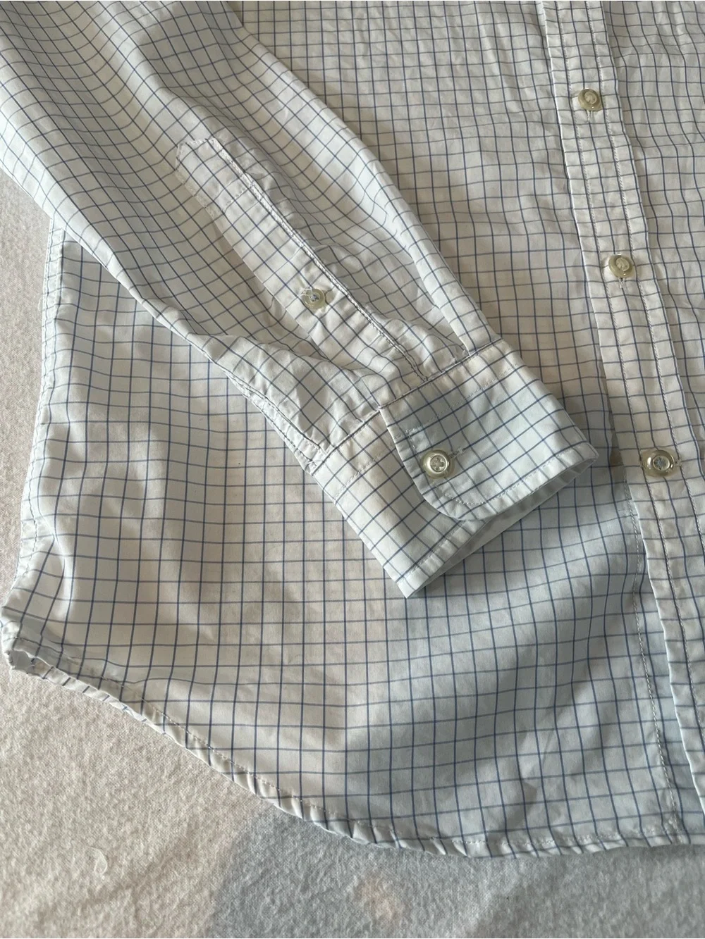 Banana Republic Luxe Poplin Slim Fit Button Down Shirt Men’s M